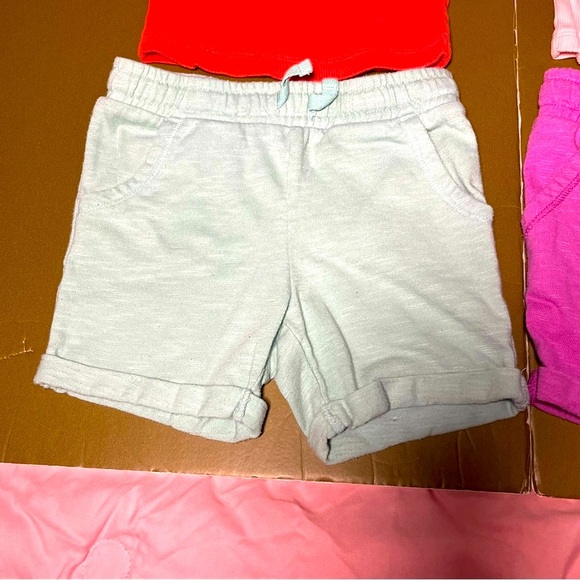 NWOT Baby GAP Jumping Beans 3T Toddler Girl Ribbed Tank Top Shorts Outfit Bundle - Picture 10 of 14